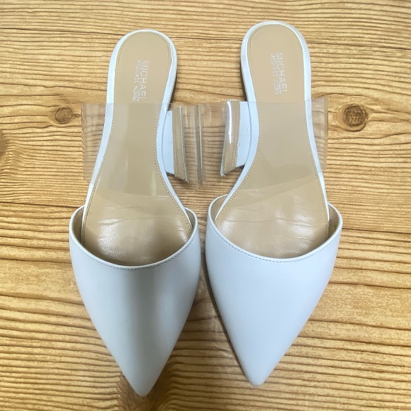 Michael Kors Brina leather mule white - Picture 4 of 8